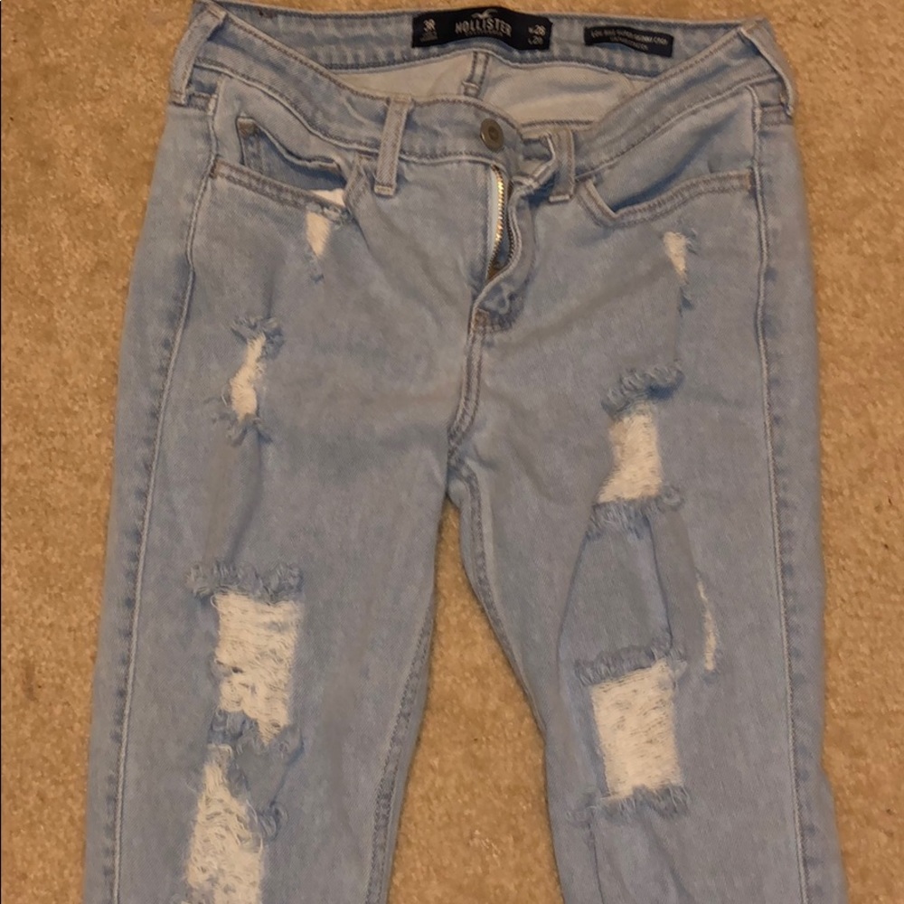 Hollister skinny cropped jeans